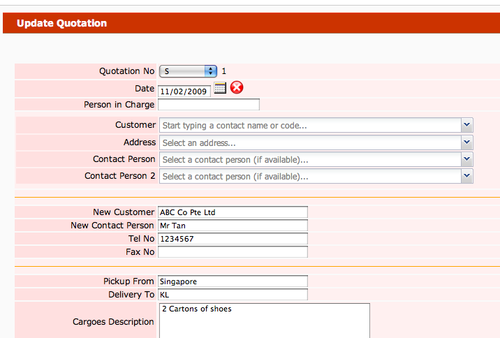 Freight Forwarding Management Solution