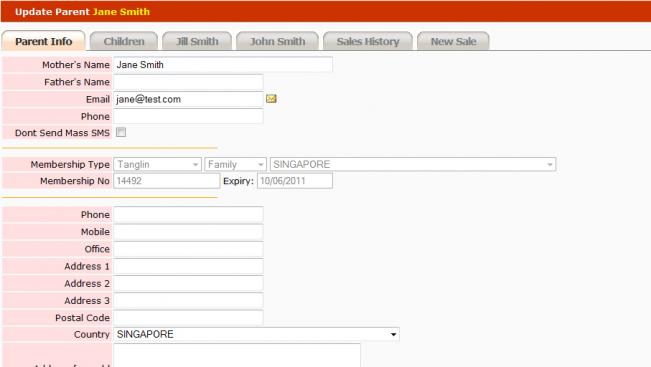  POS & Registration Management System for School / Kindergarten