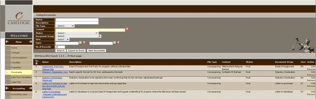 Caselogic – Legal Files Management System