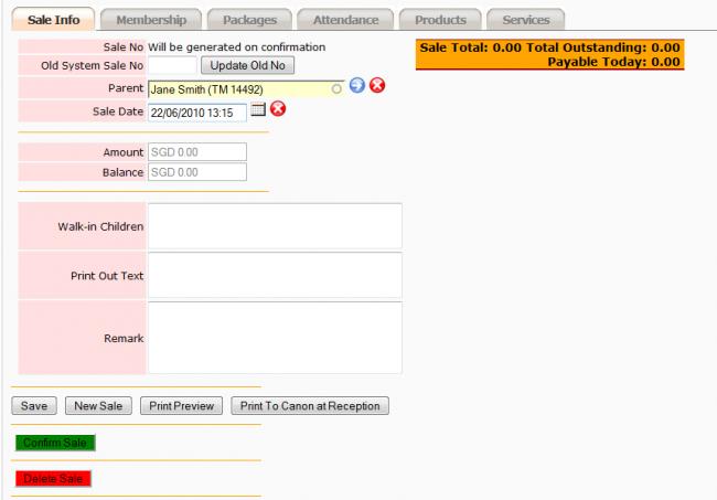  POS & Registration Management System for School / Kindergarten