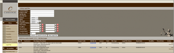 Caselogic – Legal Files Management System